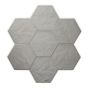 Sottocer Grey Super Claro Glossy Hexagon