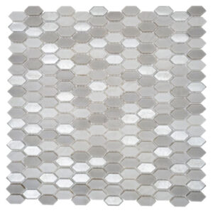 Aquacolor ECLAT tegel 1X3 cm Grijs