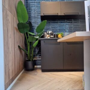 FUSION tegel 6X25 cm Blauw glans