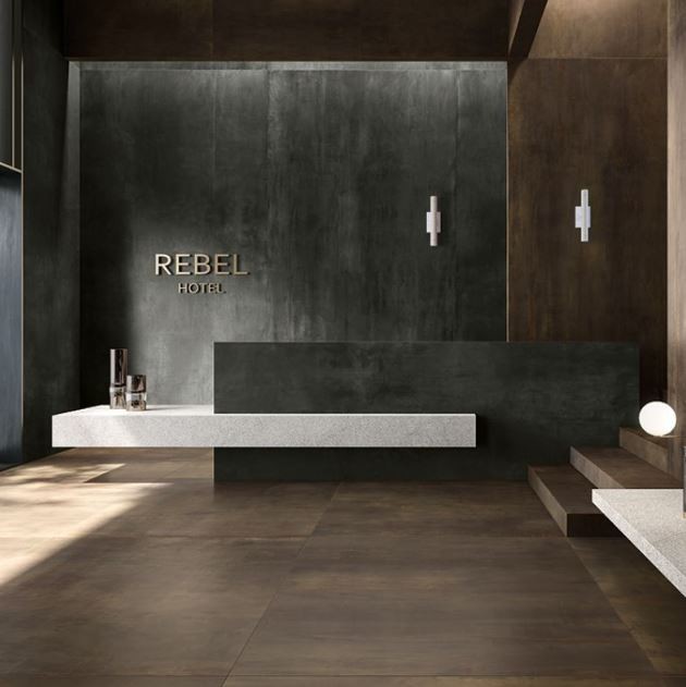 Flaviker REBEL tegel 60X120 - Bruin mat - Afbeelding 2